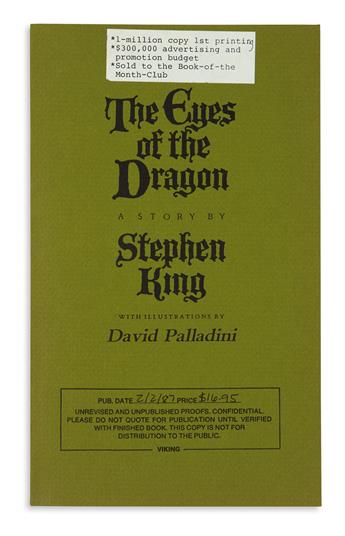 KING, STEPHEN. The Eyes of the Dragon.